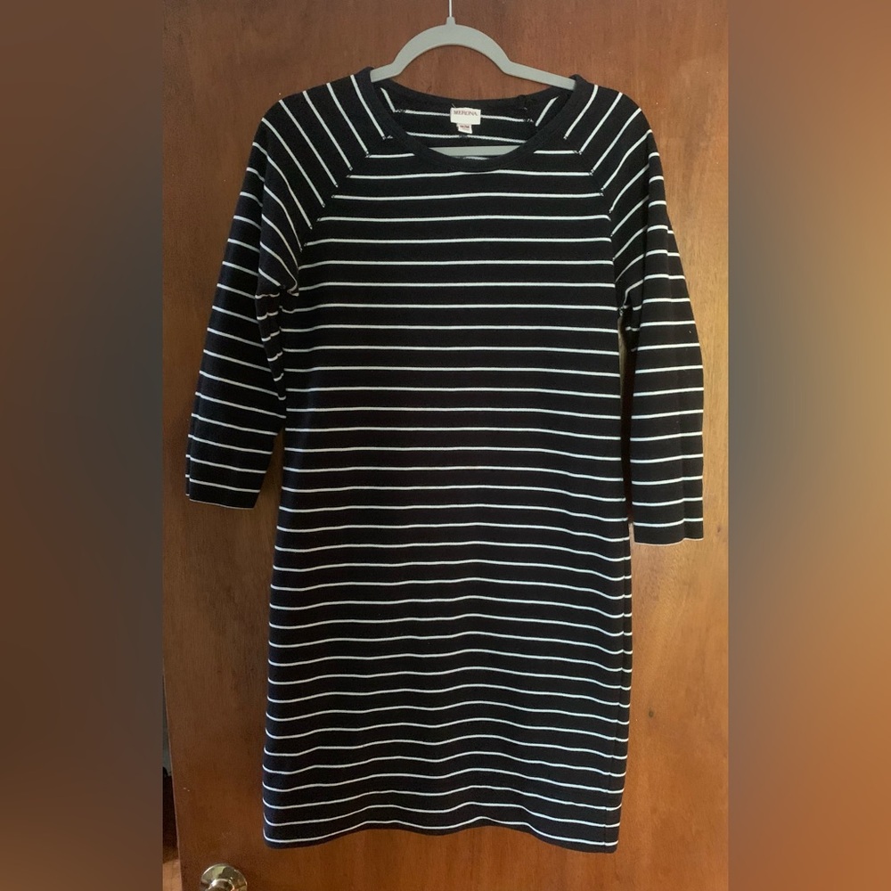 Black and White Striped Merona Dress